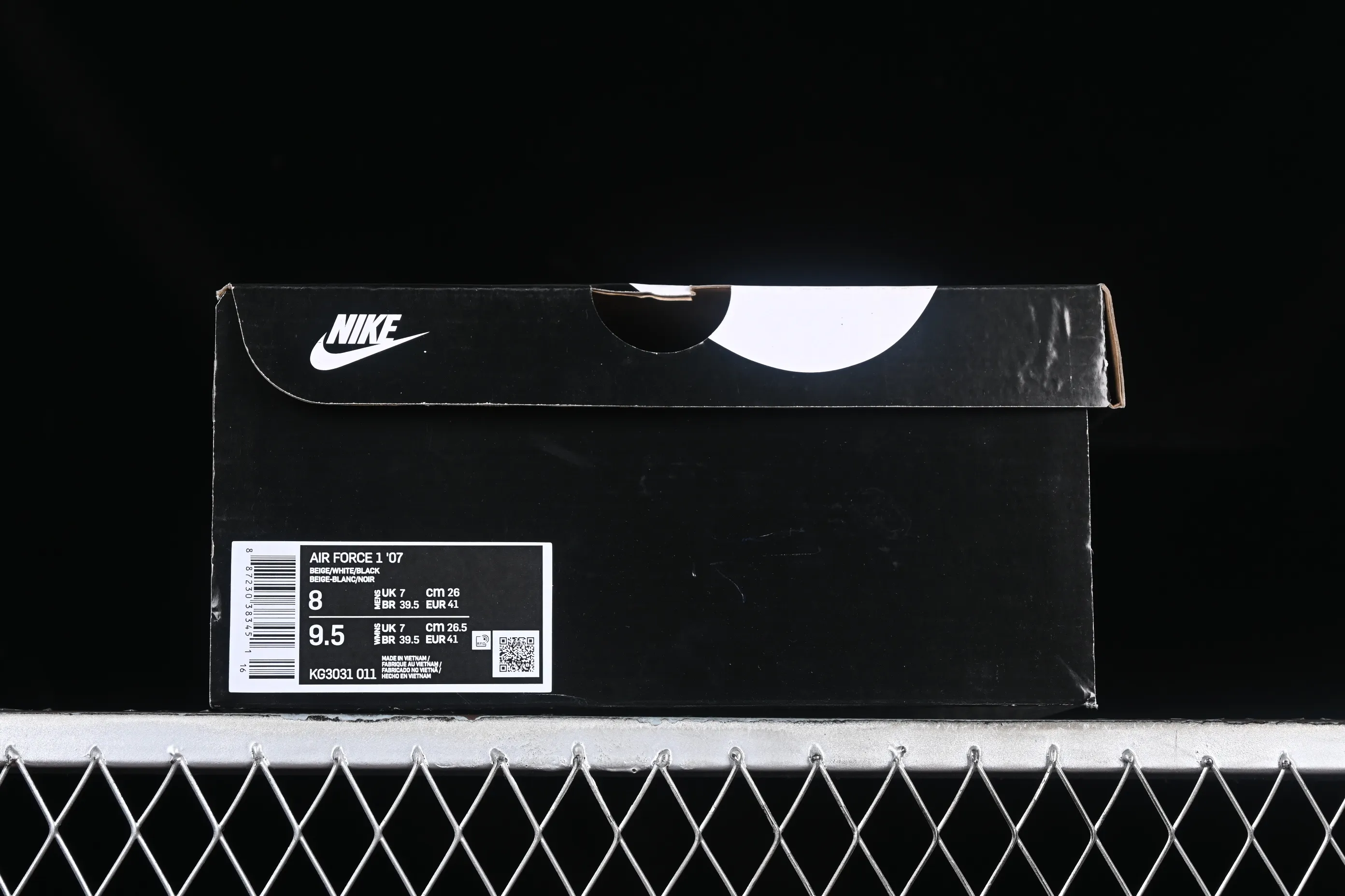 All categories Nk Air Force 1 Air Force series Nk Air Force 1 Mid Air Force mid-top Nk Air Force 1'07 Mid gray suede small hook Air Force One mid-top casual sneakers KG3031-011